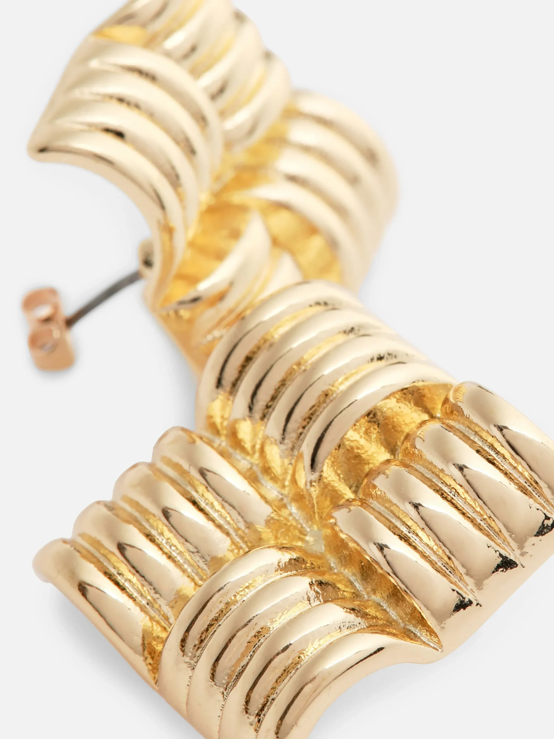 Bijoux|Primark Clous D'oreilles En Forme De Coussin Carré Jaune