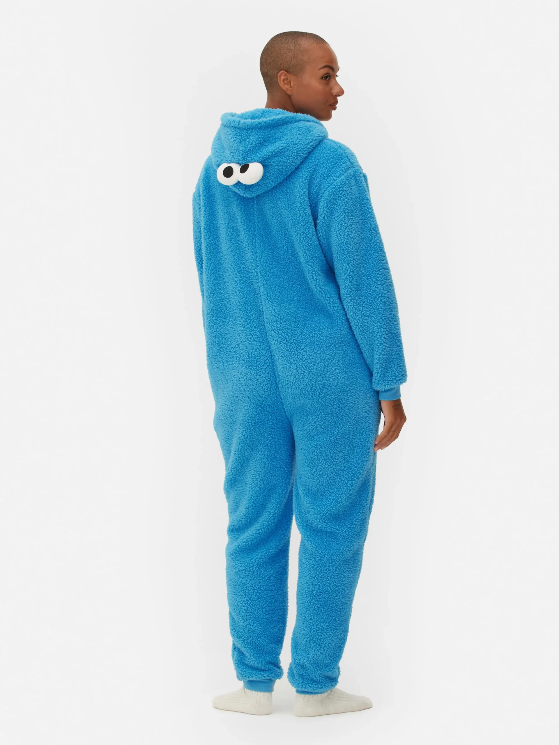 Sweat À Capuche Et Combinaison|Primark Combinaison à Motif Personnage 1, Rue Sésame Pour Femme Bleu