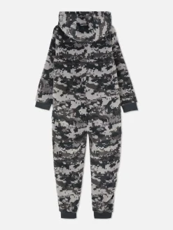 Sweat À Capuche Et Combinaison|Primark Combinaison Camouflage Zippée Gris
