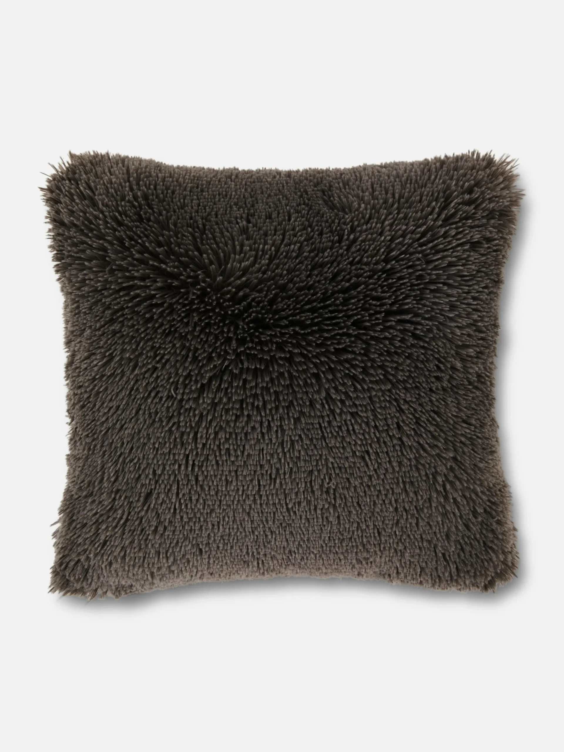 Coussins Et Housses De Coussins|Primark Coussin Carré En Fausse Fourrure Gris
