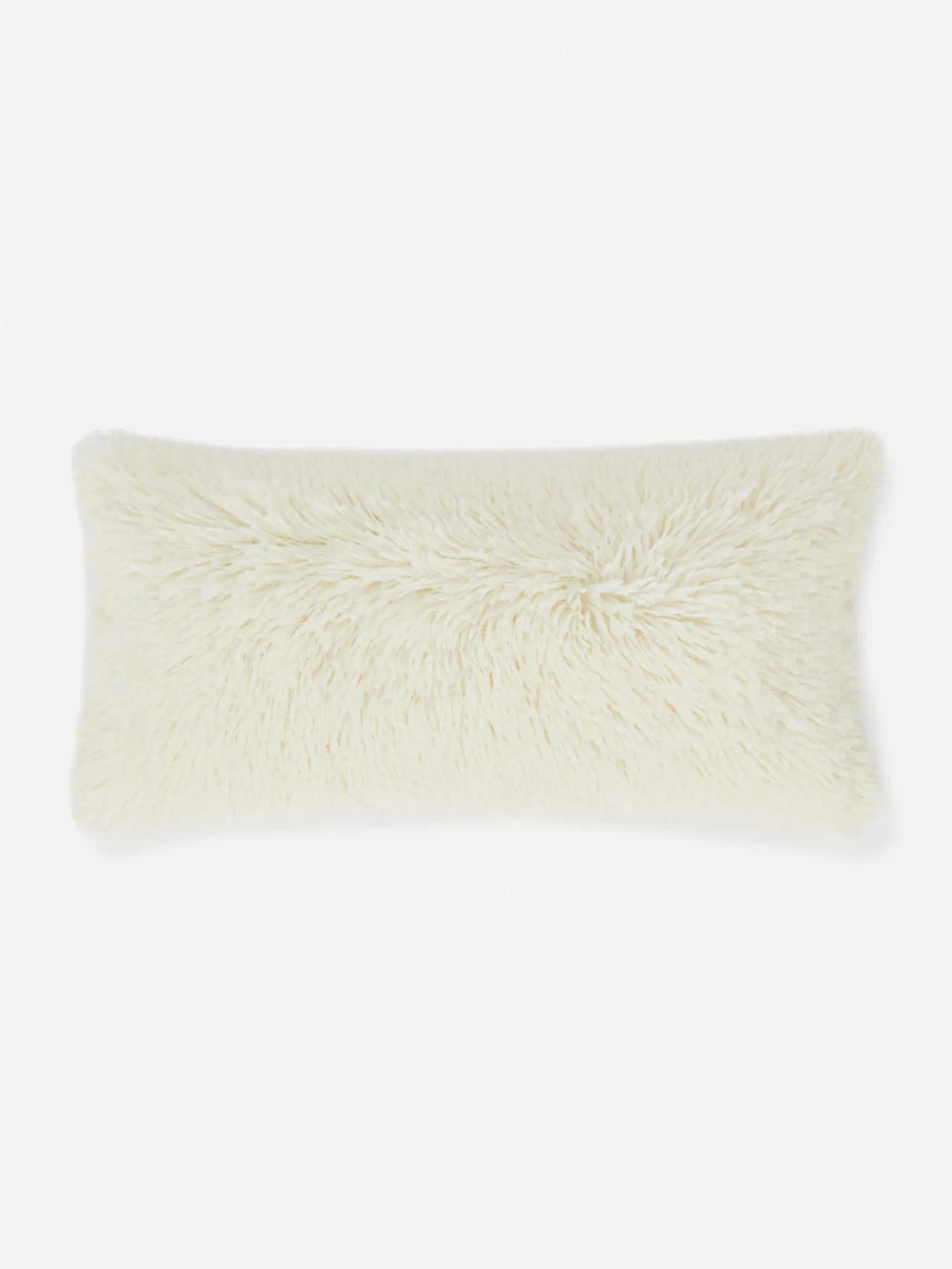 Coussins Et Housses De Coussins|Primark Coussin Rectangulaire En Fausse Fourrure Blanc