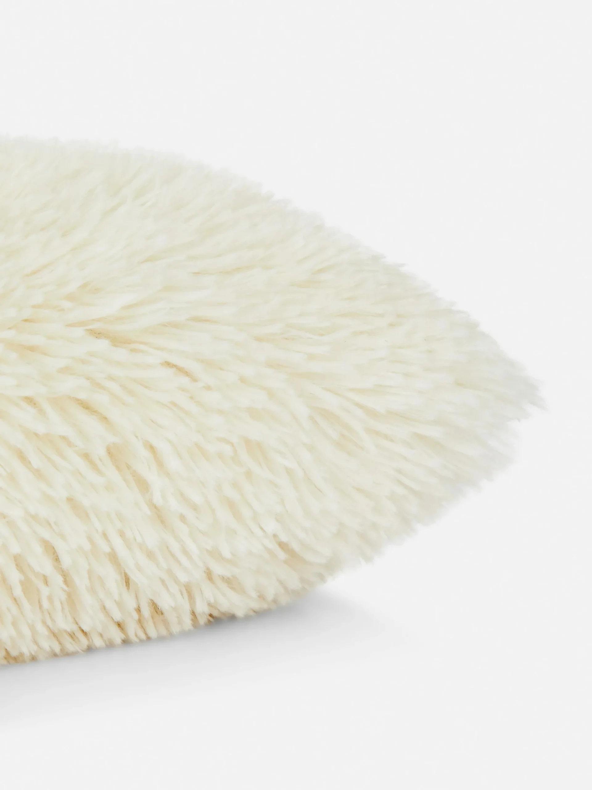 Coussins Et Housses De Coussins|Primark Coussin Rectangulaire En Fausse Fourrure Blanc