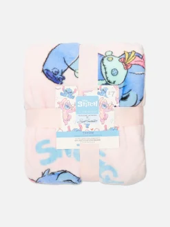 Couvertures Et Jetés De Lit|Primark Couverture Disney Lilo & Stitch Angel Rose