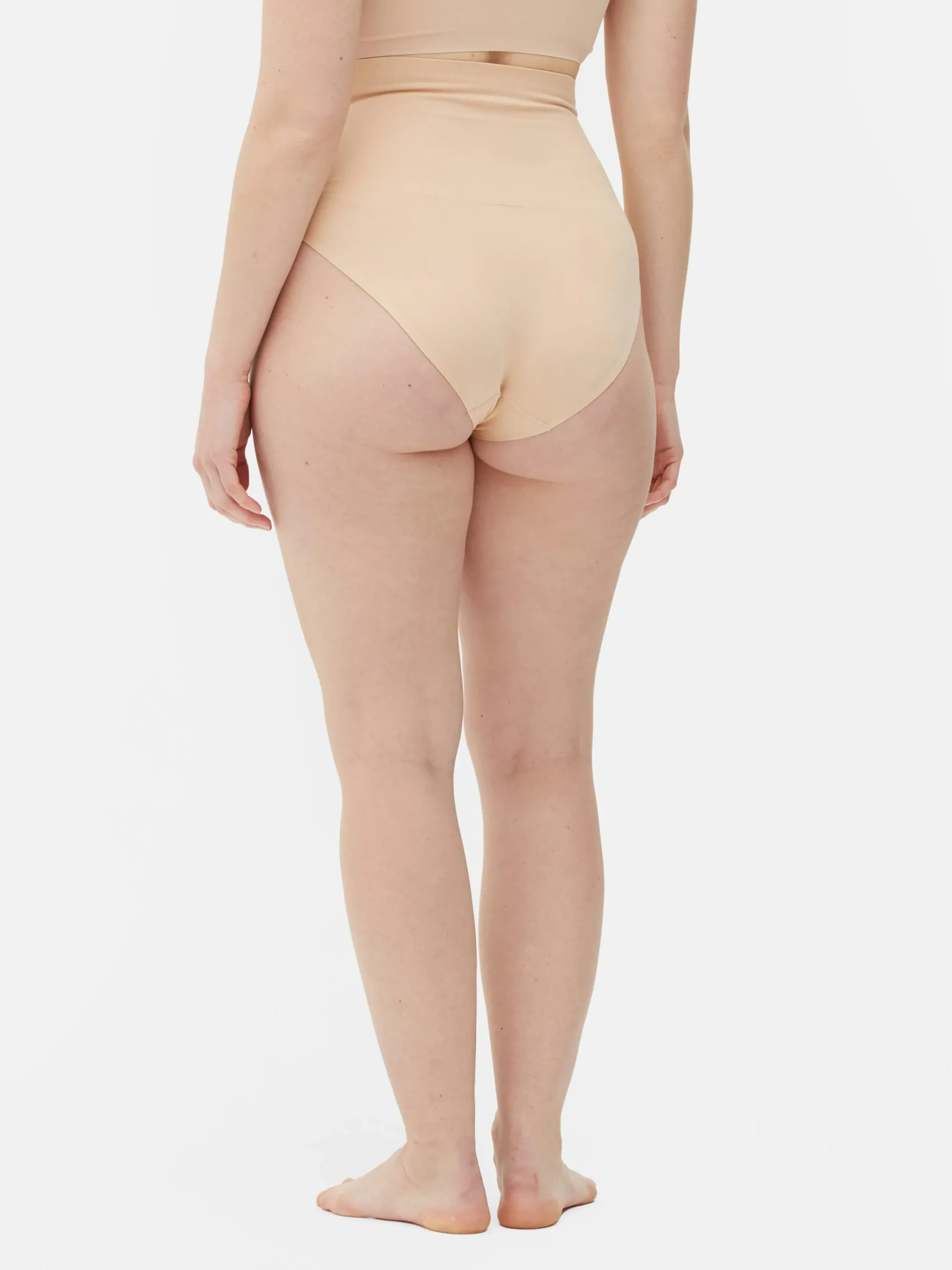 Sous-Vêtements Gainants|Primark Culotte Gainante Taille Haute Sans Couture Taupe
