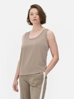 Hauts Et T-Shirts|Primark Débardeur Décontracté Essential Moka
