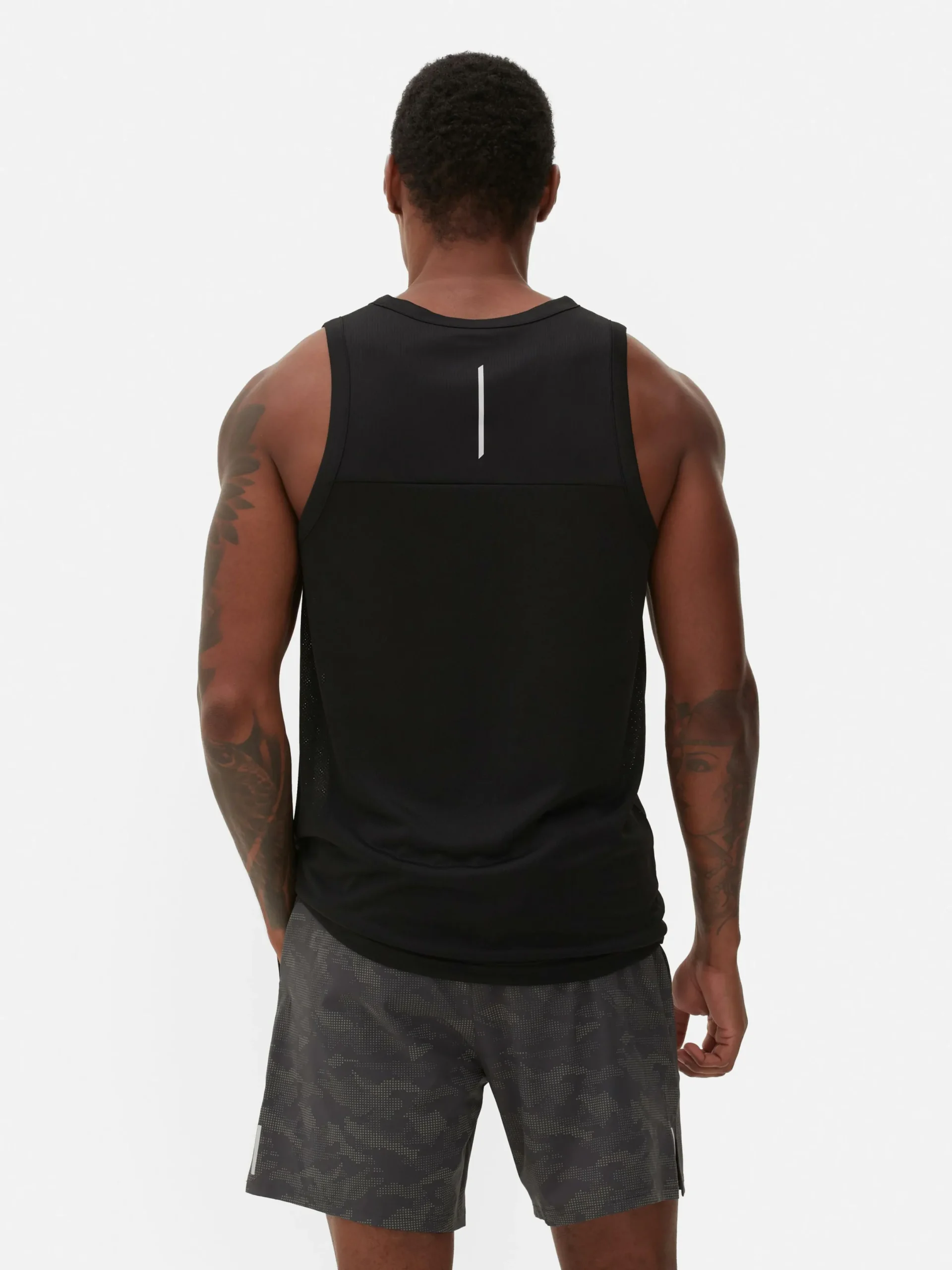 Vêtements De Sport|Hauts Et T-Shirts|Primark Débardeur Sport à Col Rond Noir