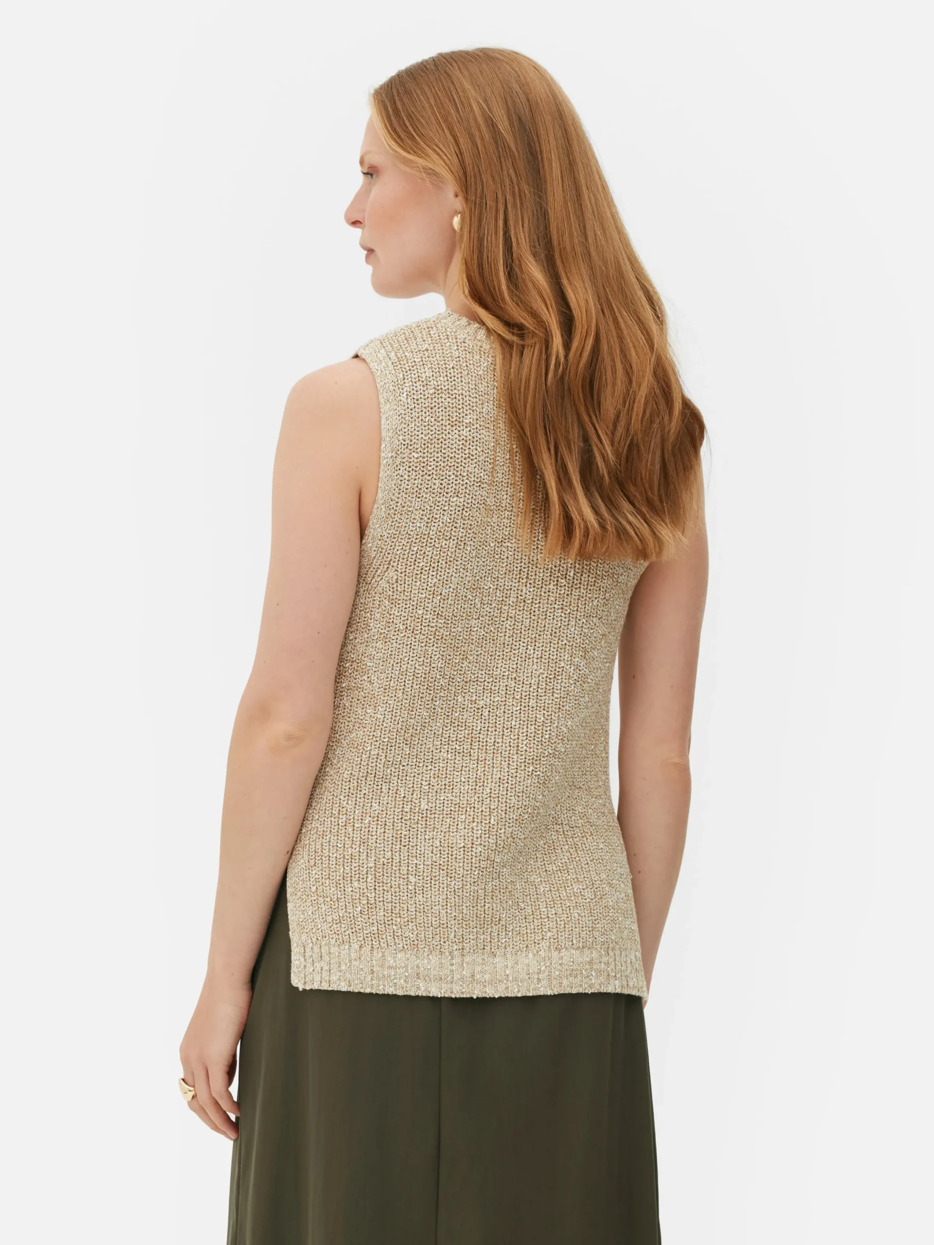 Hauts Et T-Shirts|Primark Débardeur Tricoté The Edit Écru