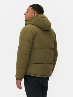 Manteaux Et Vestes|Primark Doudoune à Carreaux Kaki