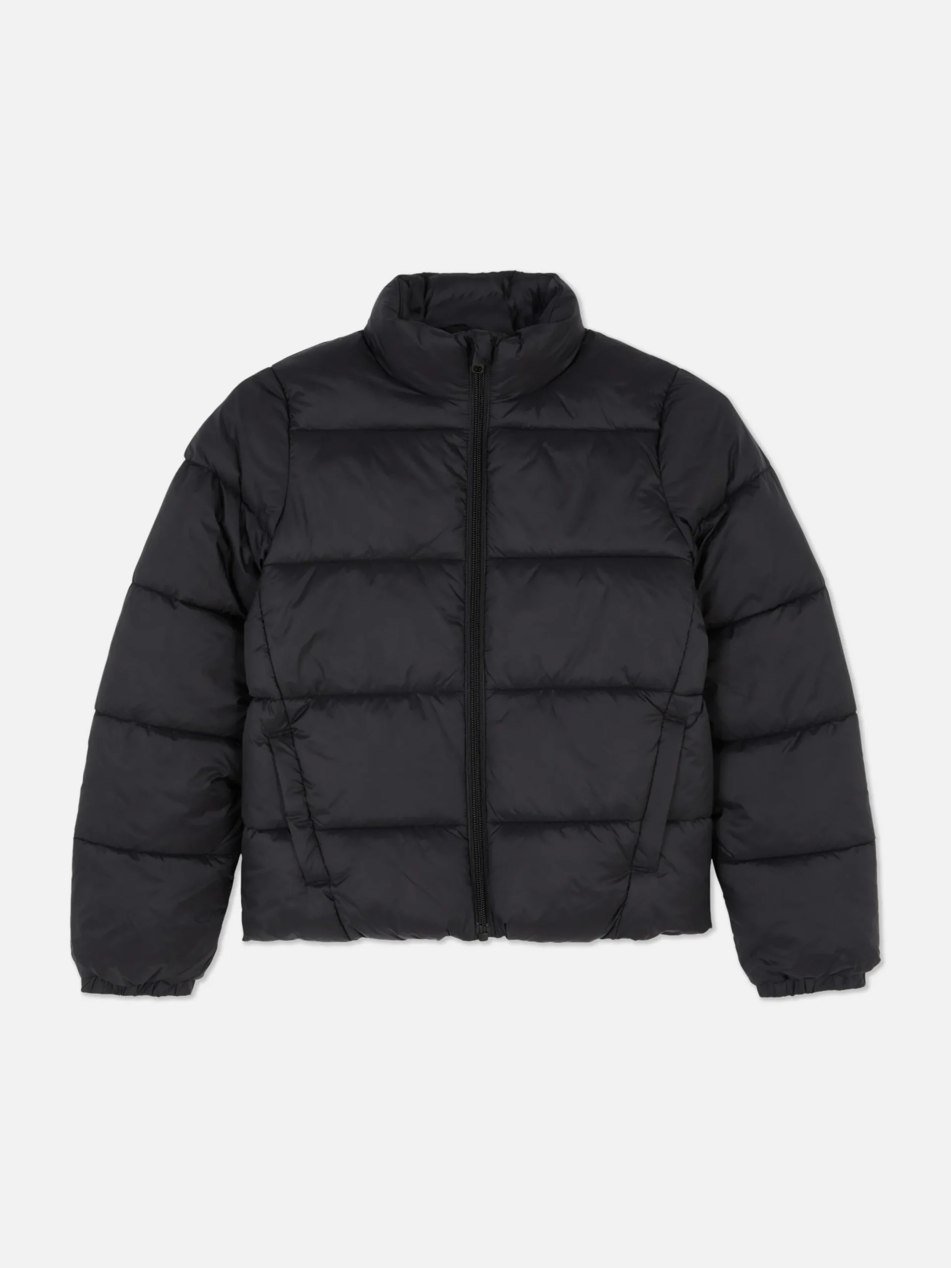 Manteaux Et Vestes|Primark Doudoune à Col Cheminée Noir