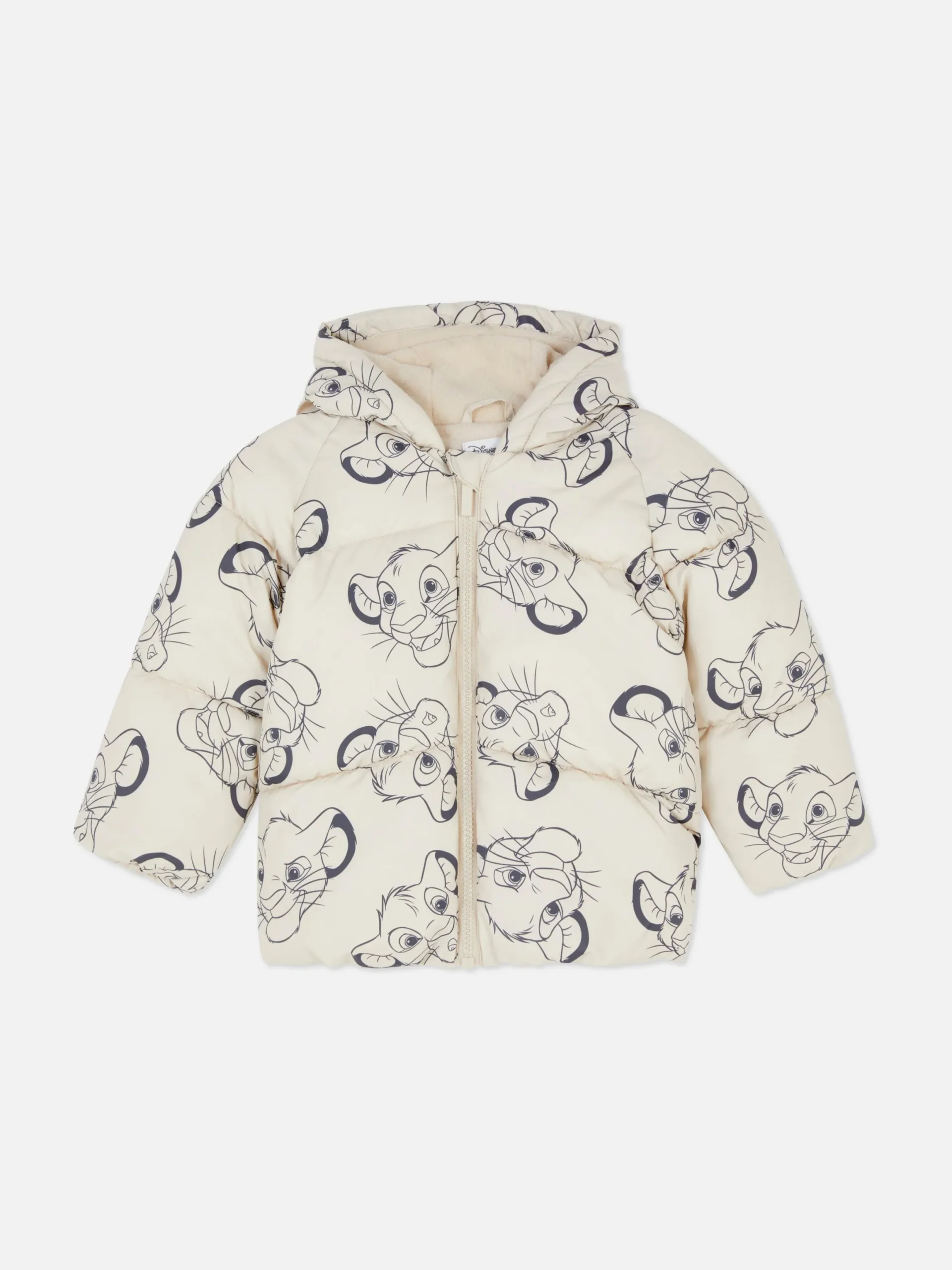 Manteaux Et Vestes|Primark Doudoune Disney Le Roi Lion Grège