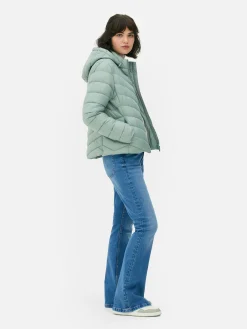 Manteaux Et Vestes|Primark Doudoune Légère à Capuche Vert