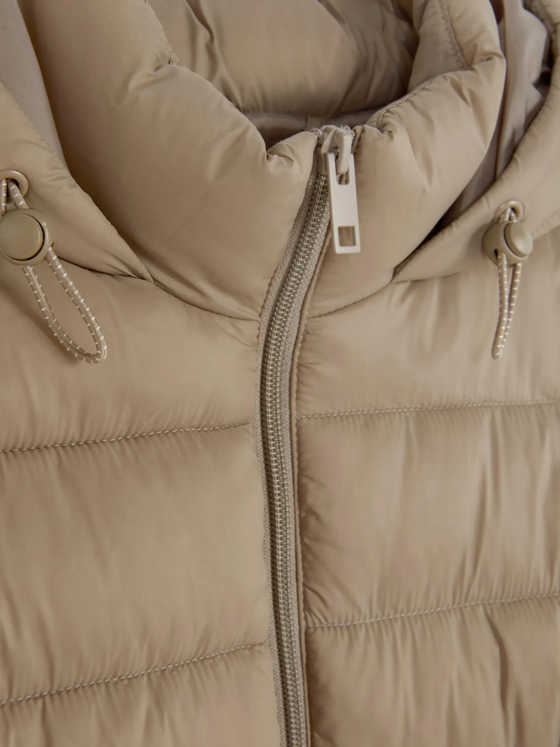 Manteaux Et Vestes|Primark Doudoune Longue Ultra-légère Moka