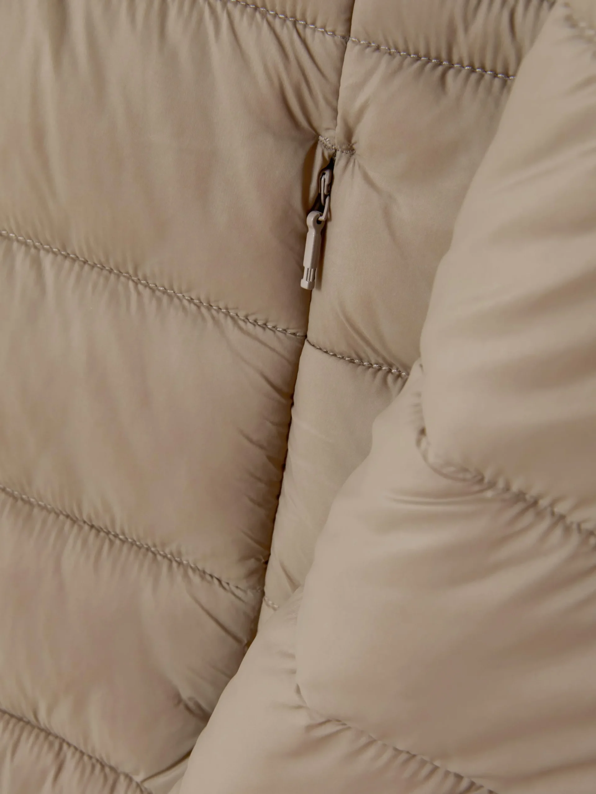 Manteaux Et Vestes|Primark Doudoune Longue Ultra-légère Moka