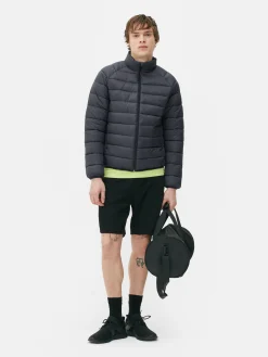 Manteaux Et Vestes|Primark Doudoune Matelassée à Col Cheminée Essential Anthracite