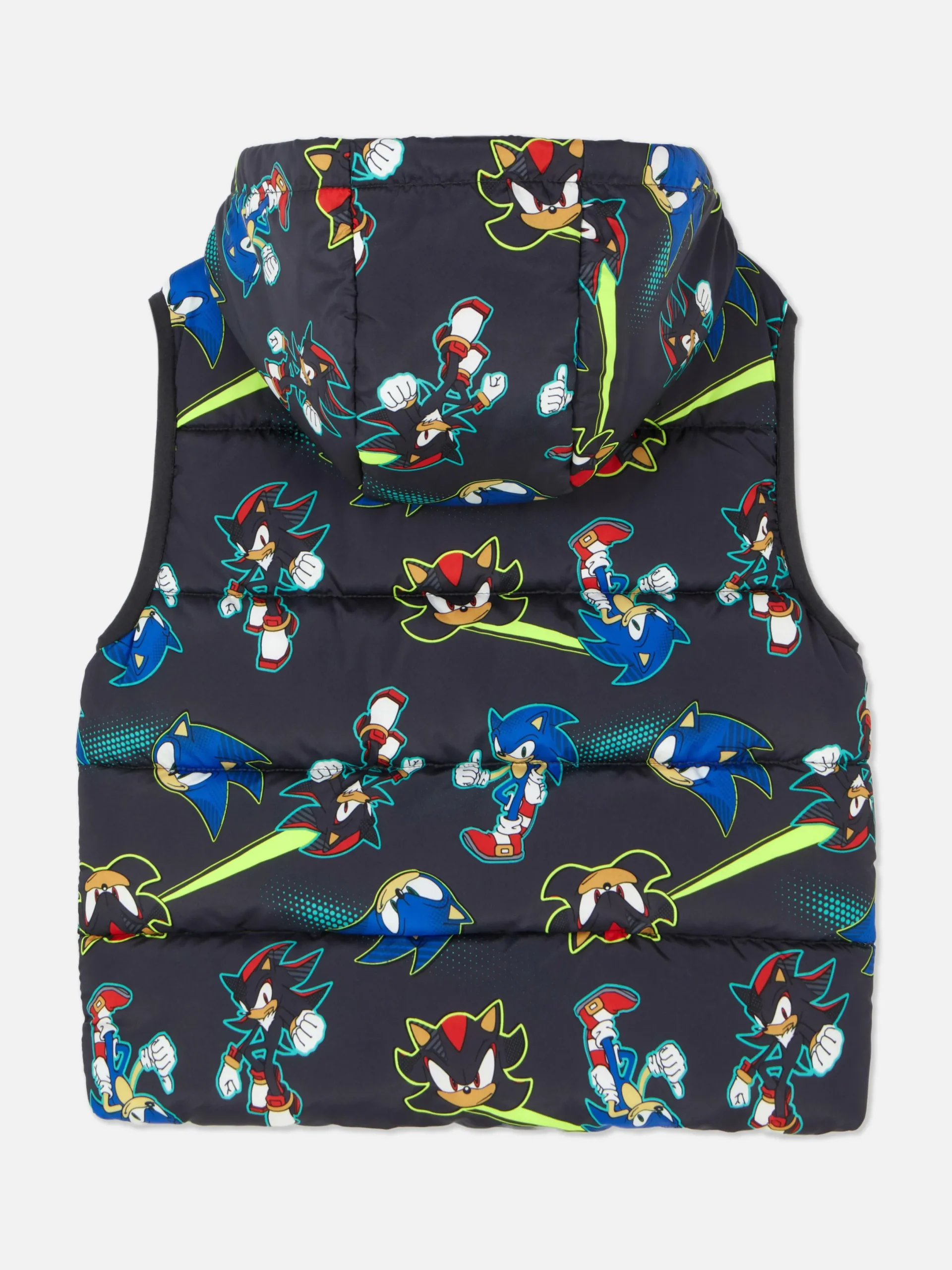 Manteaux Et Vestes|Primark Doudoune Sans Manches Sonic Le Hérisson Sonic Anthracite