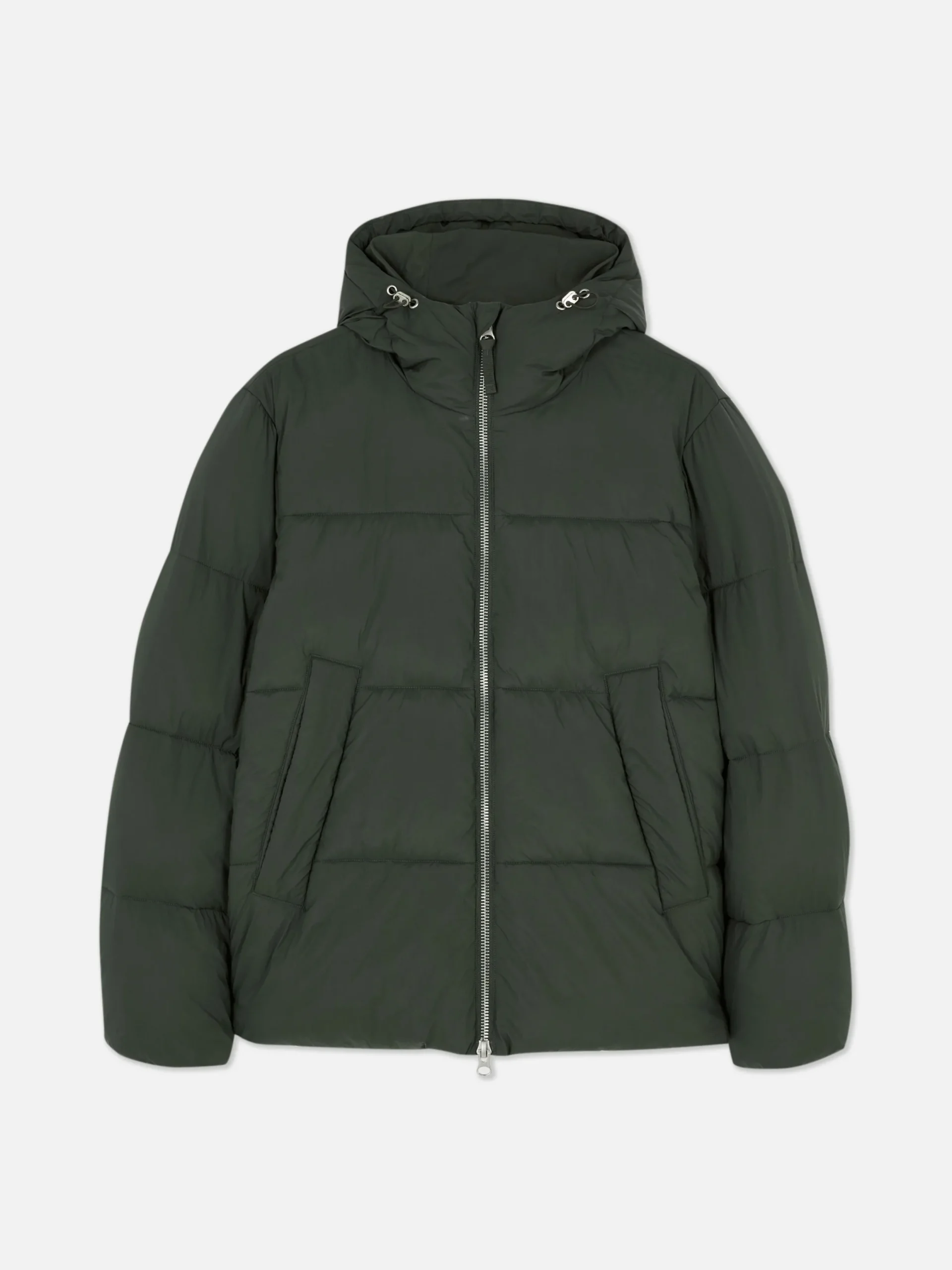 Manteaux Et Vestes|Primark Doudoune Zippée à Double Curseur Kaki