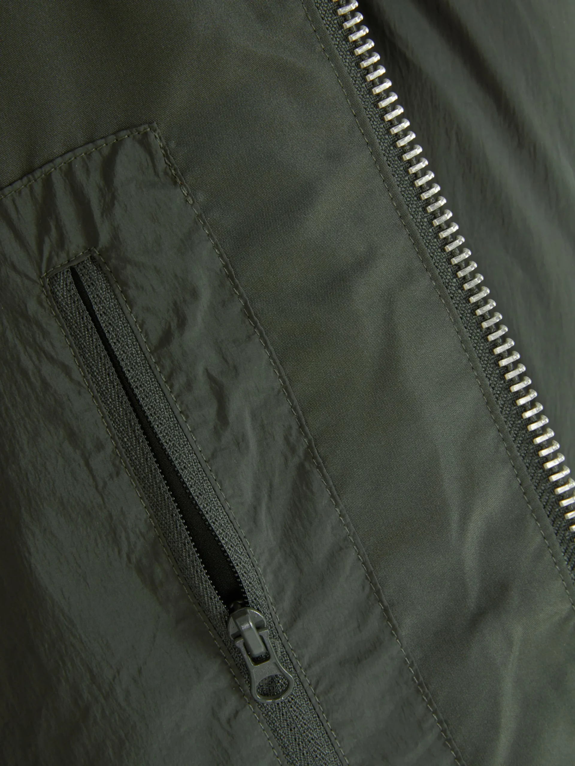 Manteaux Et Vestes|Primark Doudoune Zippée à Double Curseur Kaki