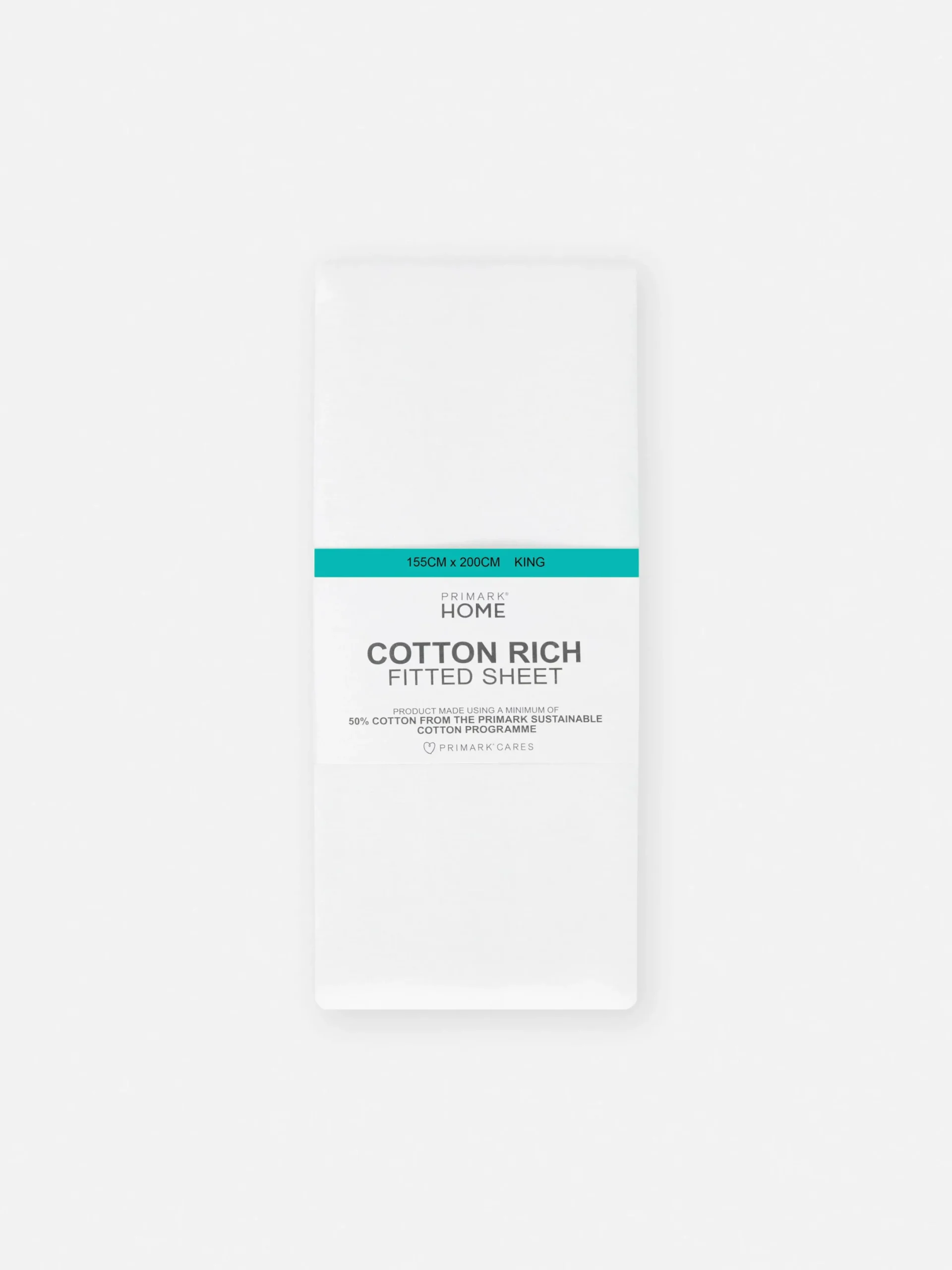 Draps Et Taies D'Oreillers|Primark Drap Housse En Coton Pour Lit King Size Blanc
