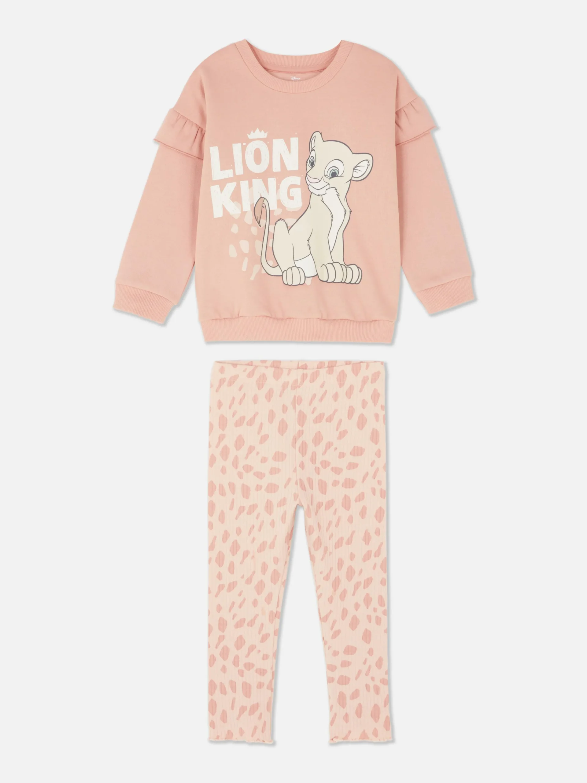 Ensembles Et Tenues|Primark Ensemble Col Ras-du-cou Et Legging 30e Anniversaire Disney Le Roi Lion Nala Rose