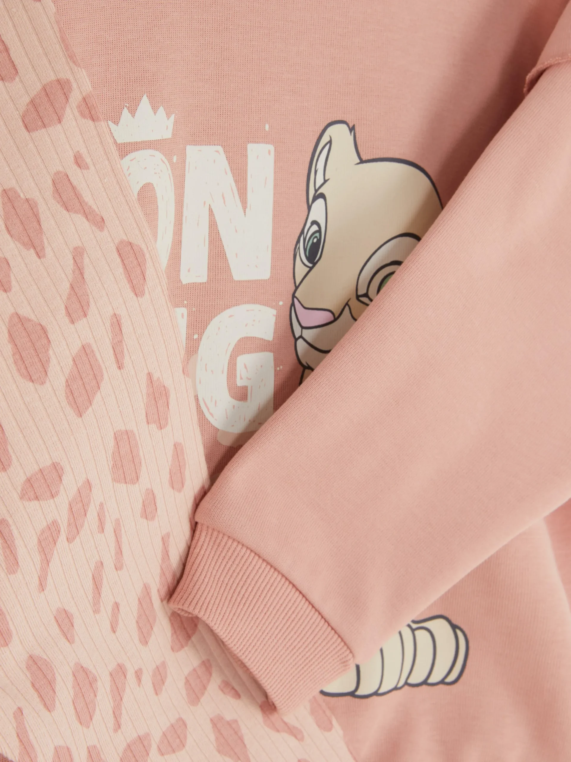 Ensembles Et Tenues|Primark Ensemble Col Ras-du-cou Et Legging 30e Anniversaire Disney Le Roi Lion Nala Rose