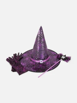 Déguisements Halloween Pour Enfants|Tout Halloween|Primark Ensemble D'accessoires 3-pièces Sorcière D'Halloween Noir