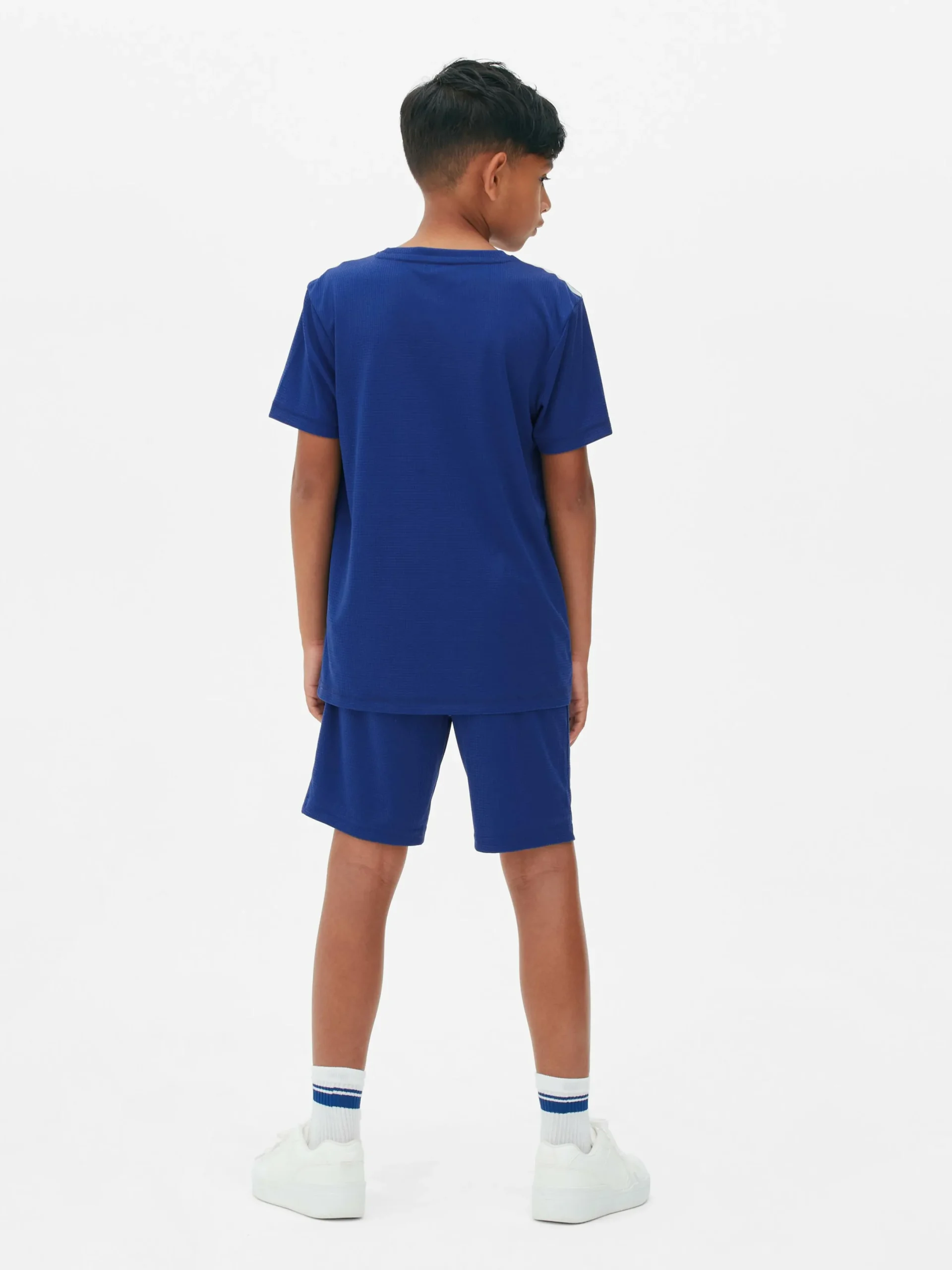 Vêtements De Sport|Ensembles Et Tenues|Primark Ensemble De Sport T-shirt Et Short Coordonné Bleu