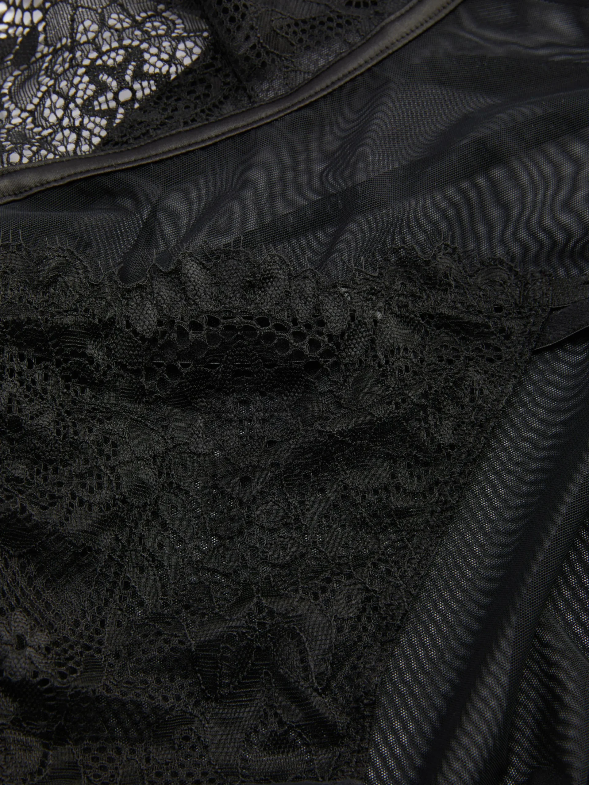 Ensembles Lingerie|Primark Ensemble Nuisette Sans Armature Et String Noir