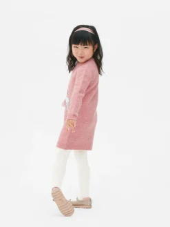 Robes|Primark Ensemble Robe-pull Et Collants à Motif Ballerine Rose foncé
