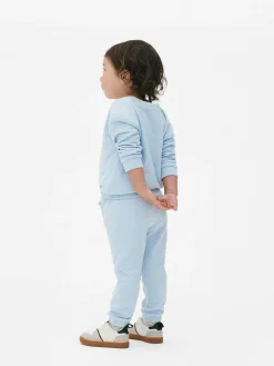 Ensembles Et Tenues|Primark Ensemble Sweat-shirt Et Bas De Jogging Texturé Bleu
