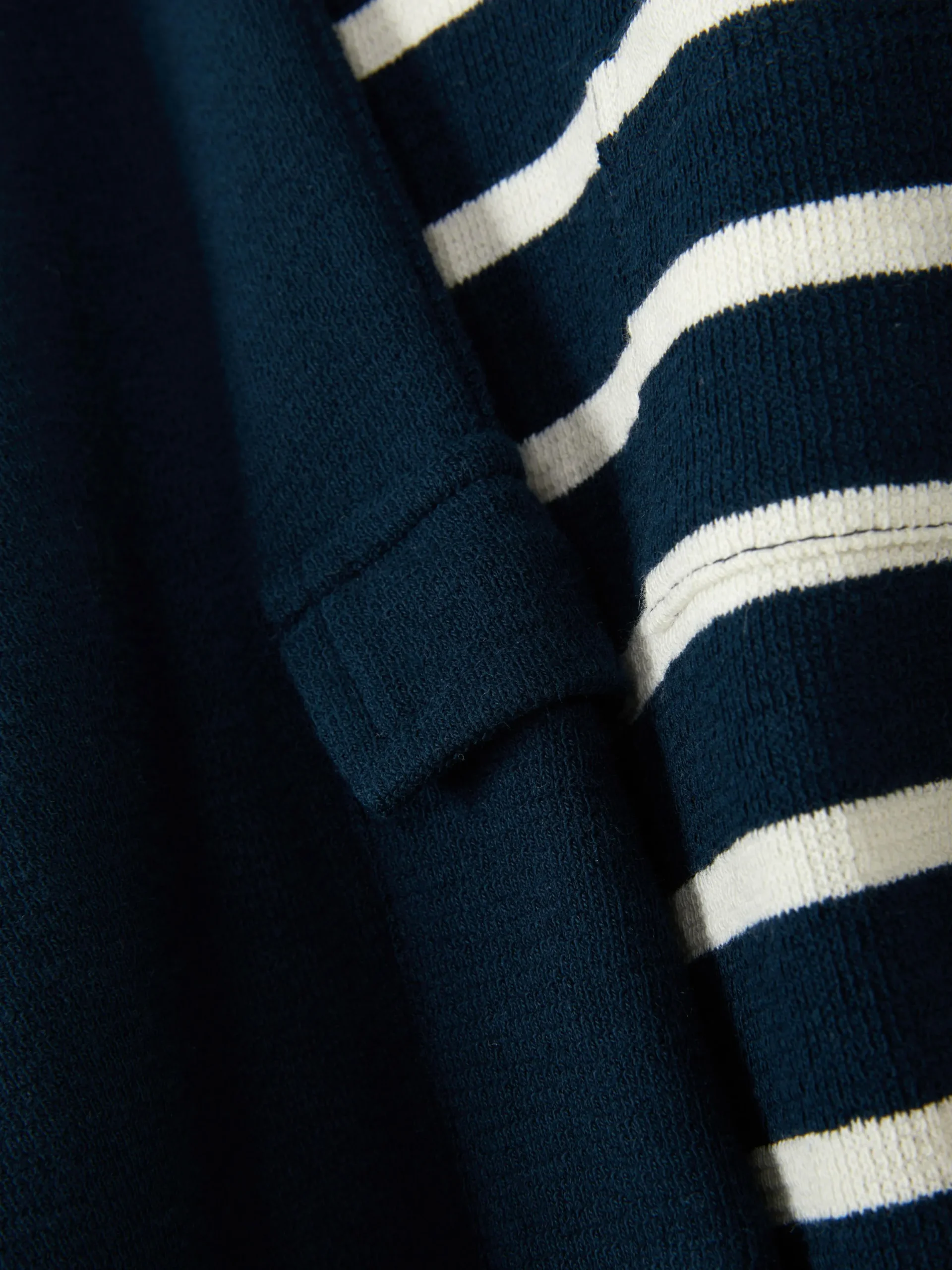 Ensembles Et Tenues|Primark Ensemble T-shirt Rayé Et Bas De Jogging à Revers Bleu marine