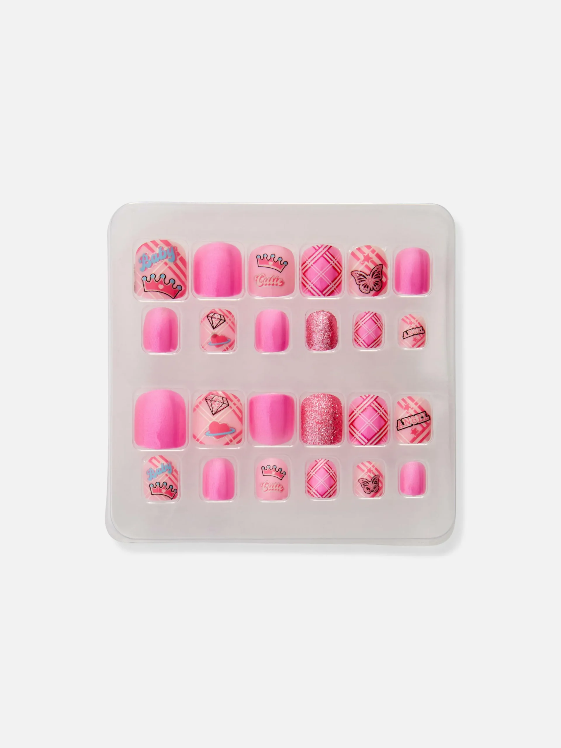 Faux Ongles|Primark Faux Ongles Autocollants à Motifs PS... Mini Multicolore