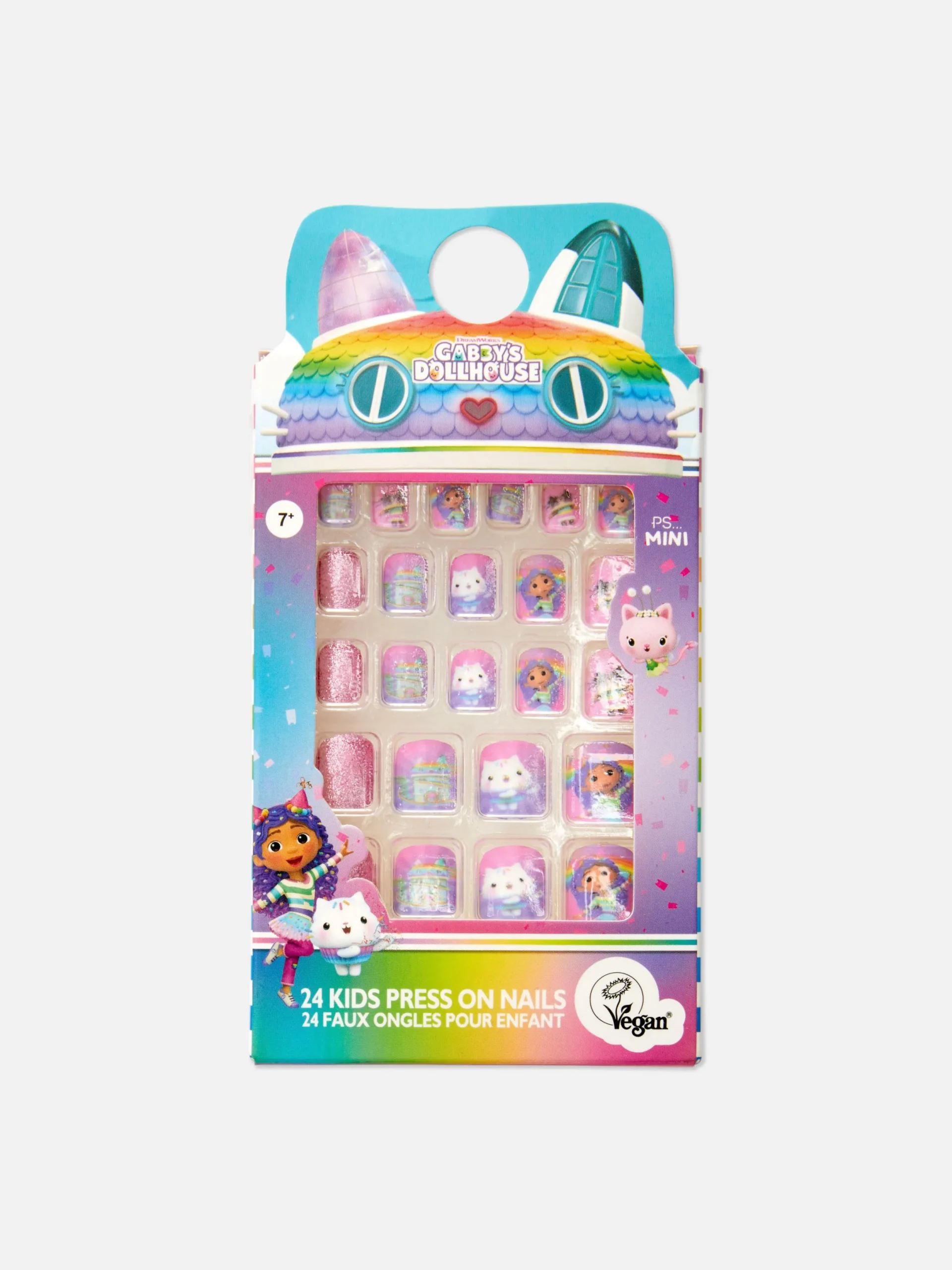 Faux Ongles|Primark Faux Ongles Autocollants Gabby Et La Maison Magique Multicolore