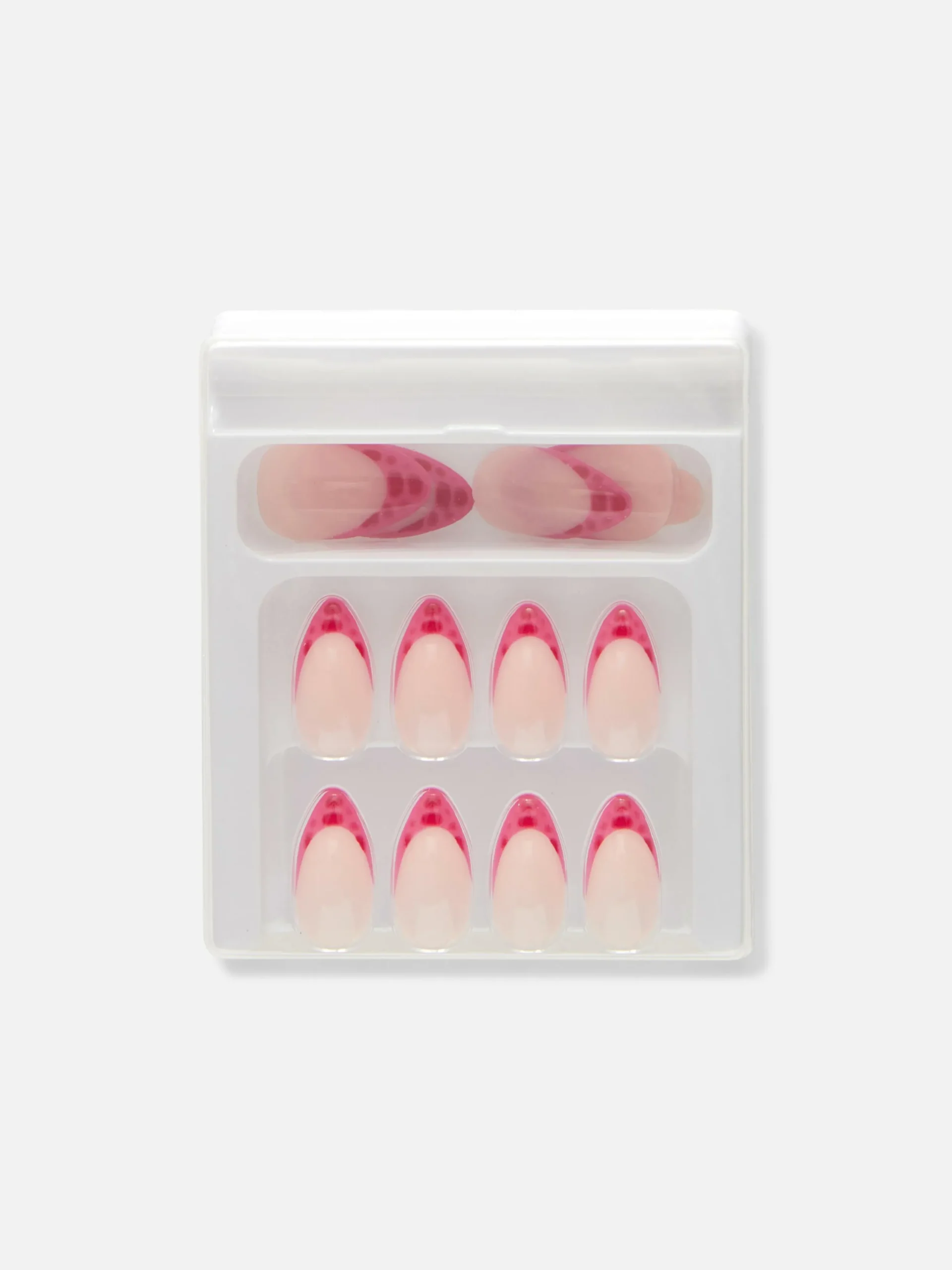 Faux Ongles|Primark Faux Ongles Pointus Brillants Effet Crocodile PS... Rose