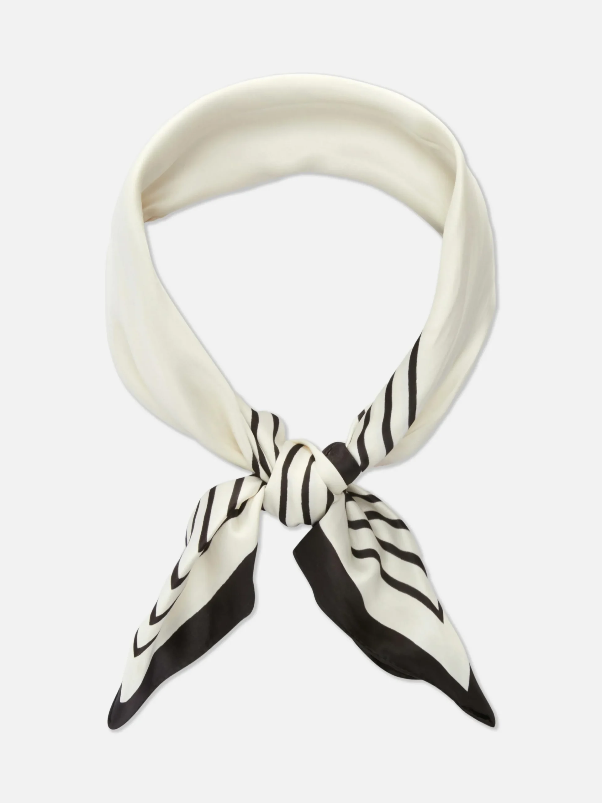 Chapeaux, Gants Et Écharpes|Primark Foulard à Imprimé Cœur Noir/Blanc