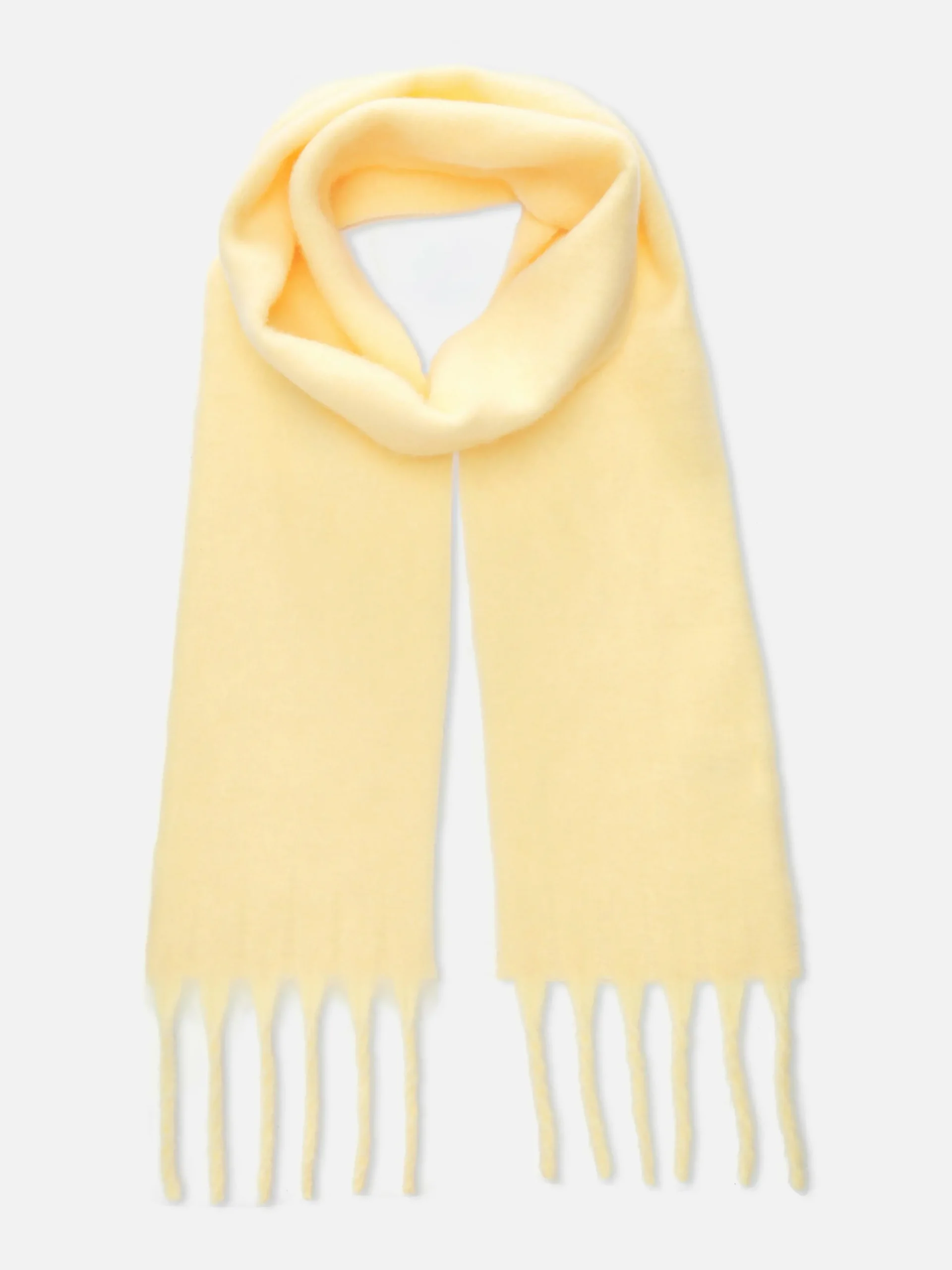 Chapeaux, Gants Et Écharpes|Primark Foulard Fin Brossé Doux Jaune