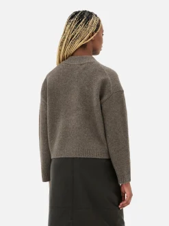 Pulls Et Gilets|Primark Gilet Décontracté Boutonné Sur Le Devant Marron