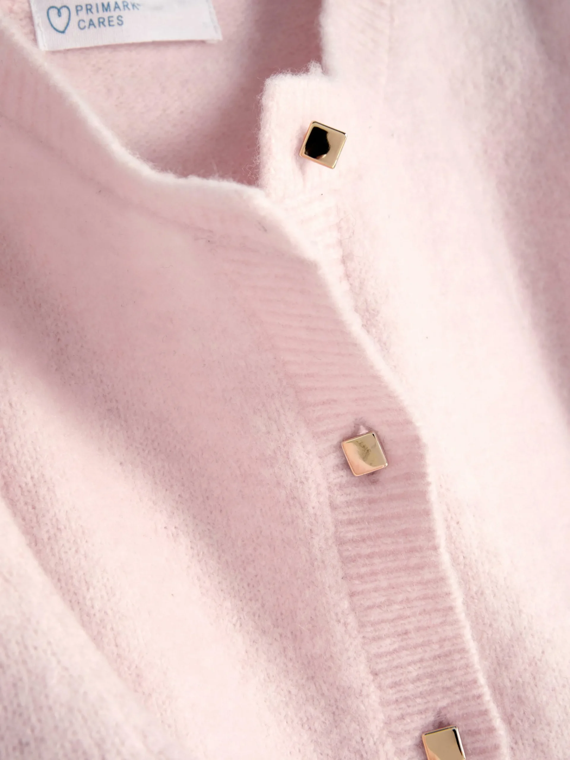 Pulls Et Gilets|Primark Gilet En Maille Boutonné Rose