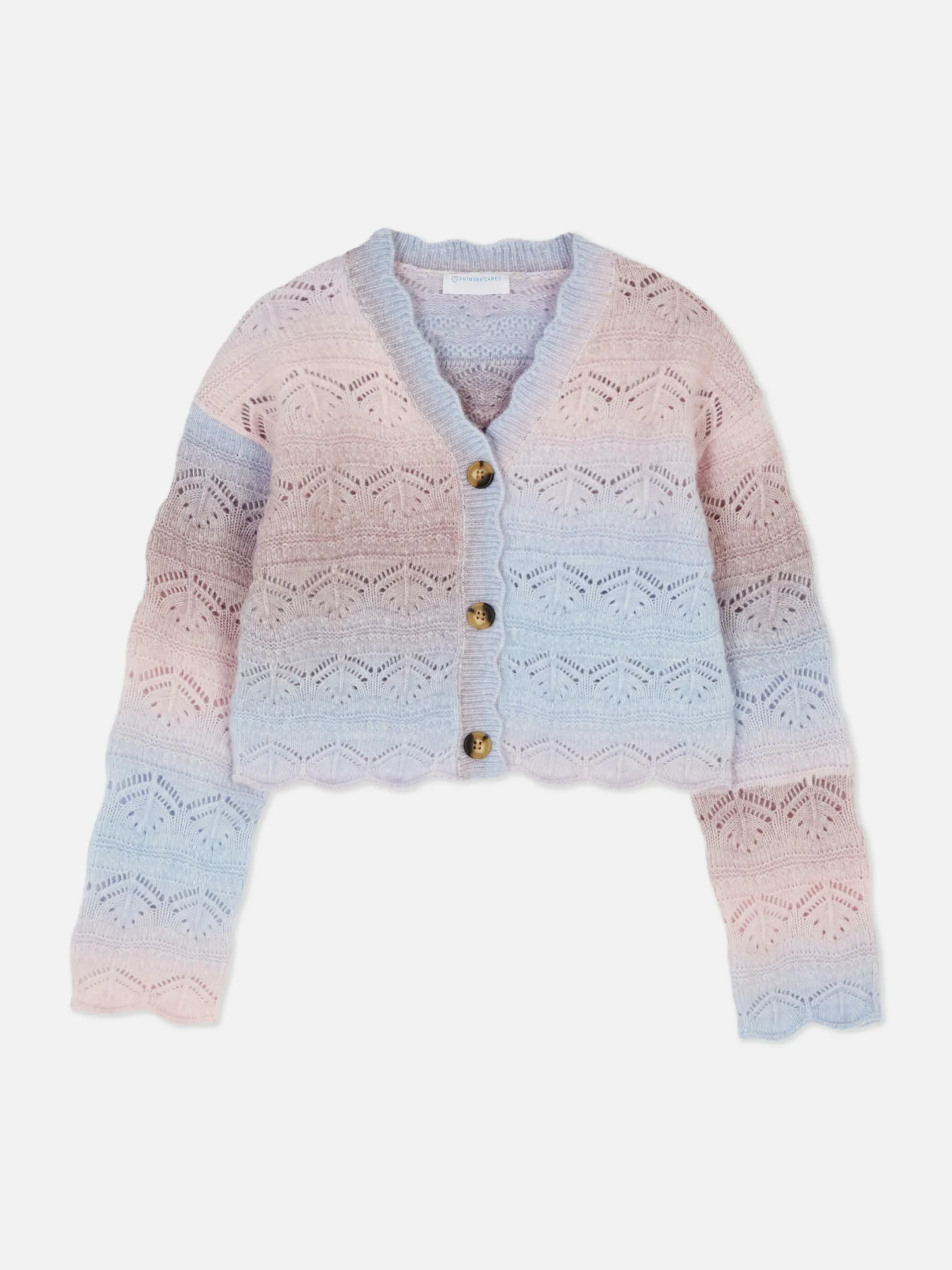 Pulls Et Gilets|Primark Gilet En Pointelle Effet Dégradé Multicolore