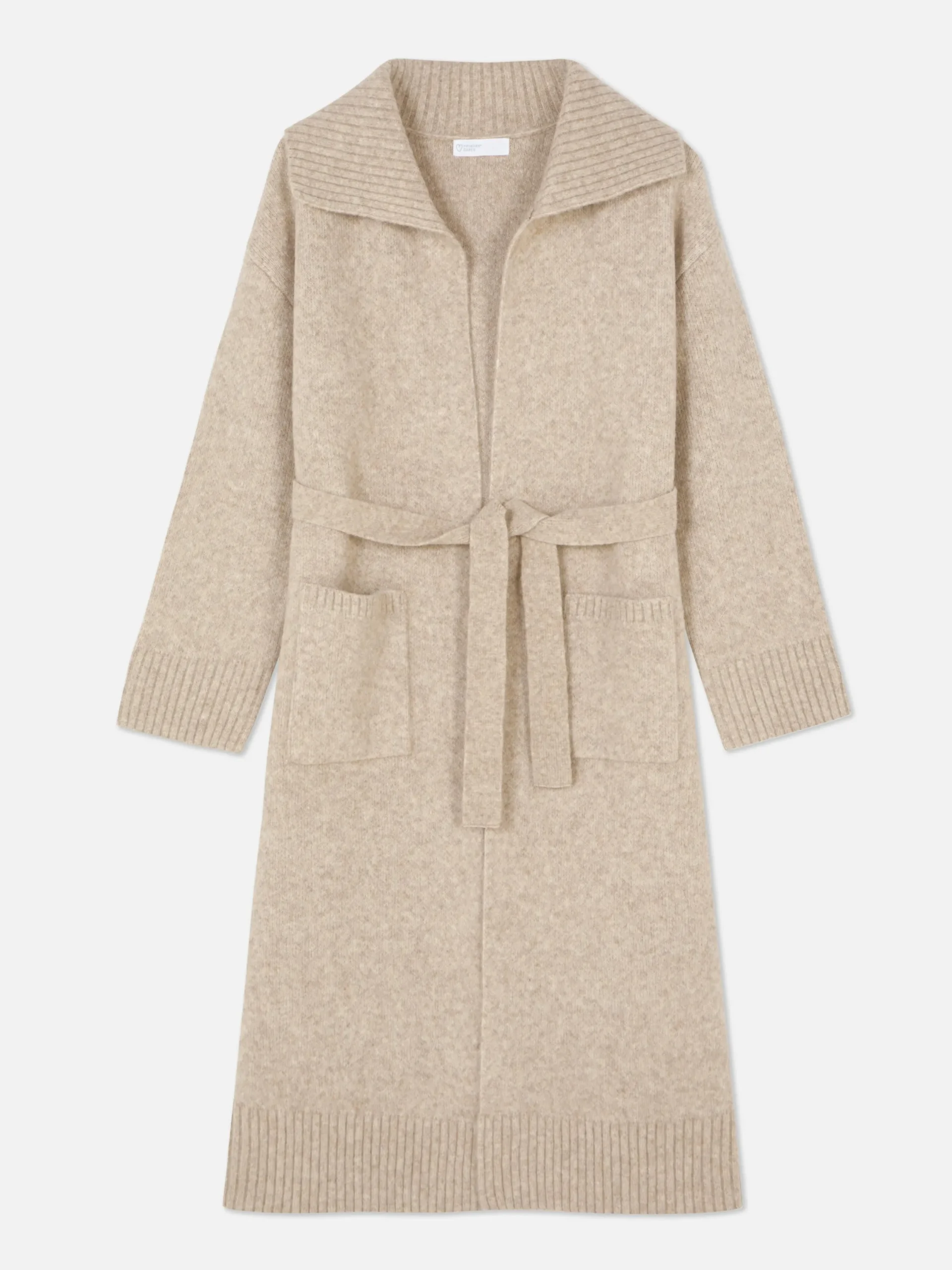 Pulls Et Gilets|Primark Gilet Long à Ceinture Paula Echevarría Camel