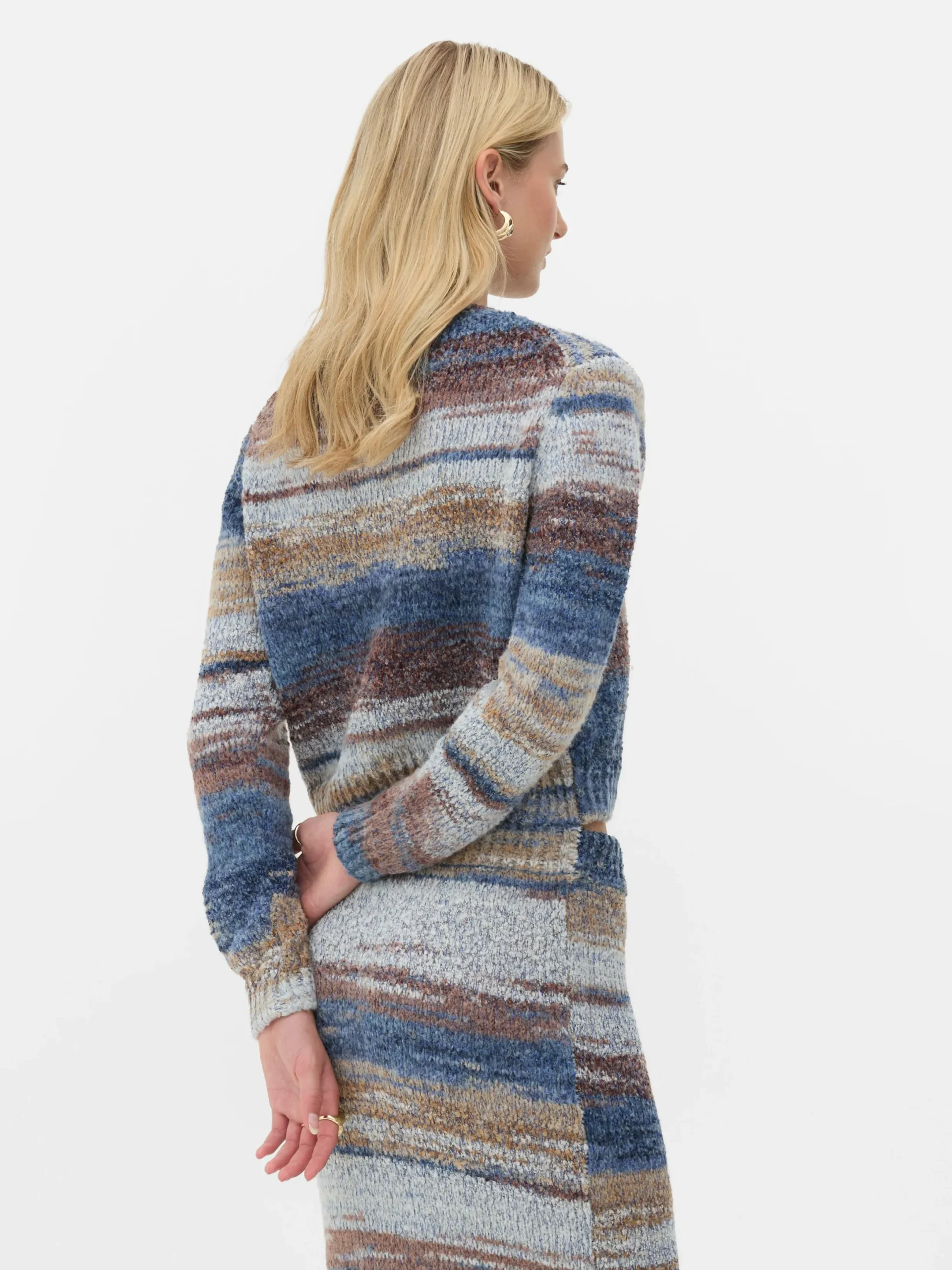Pulls Et Gilets|Primark Gilet Space Dye à Coordonner Rita Ora Bleu marine