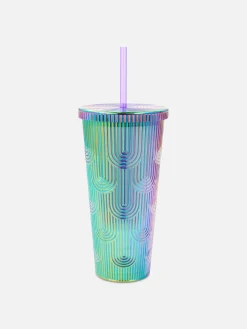 Tasses Et Mugs|Primark Gobelet Avec Couvercle Et Paille Pride Multicolore
