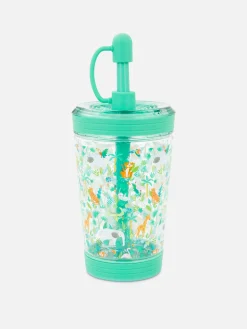 Tasses Et Mugs|Primark Gobelet Imprimé Avec Paille Vert