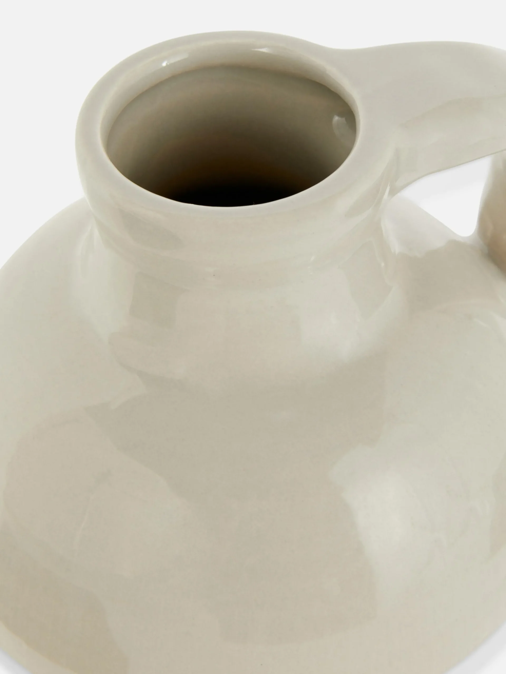 Pots Et Presentoirs À Plantes|Primark Grand Vase Façon Carafe Grège