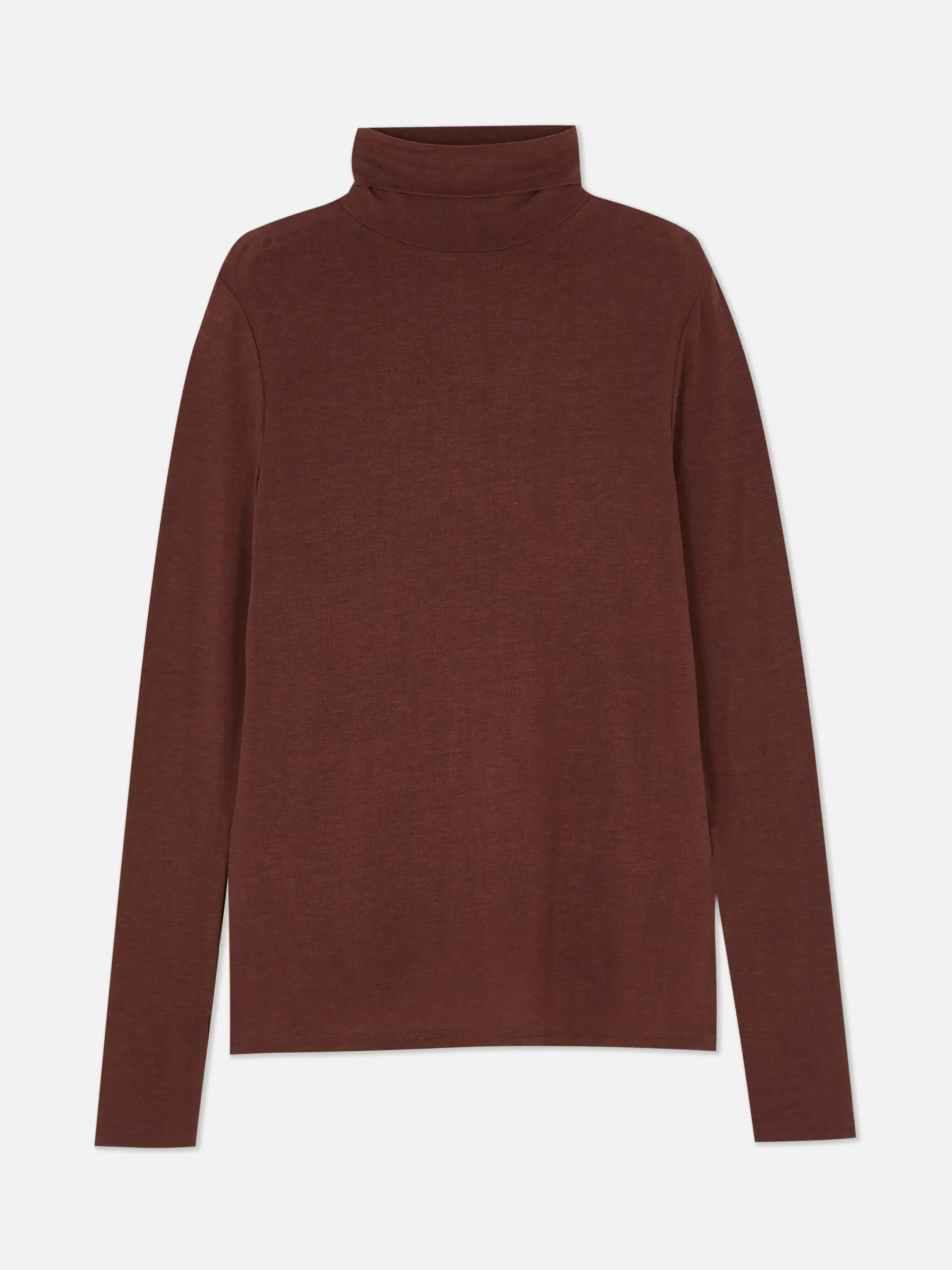 Hauts Et T-Shirts|Primark Haut à Manches Longues Et Col Roulé Rita Ora Marron