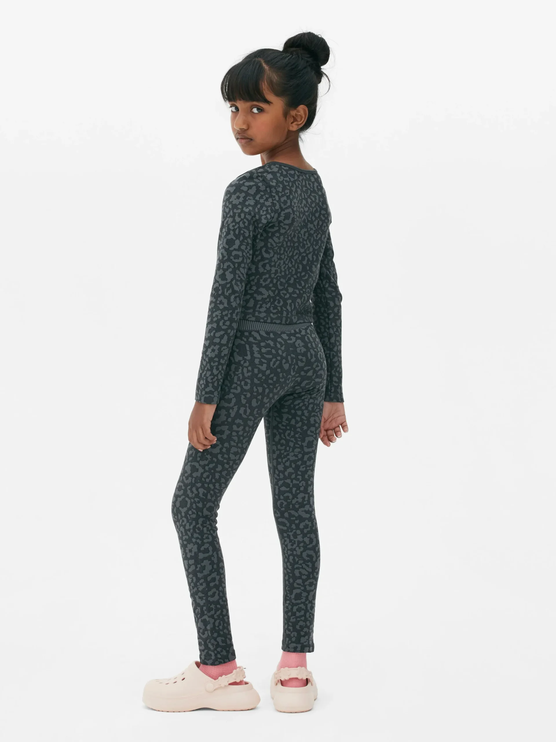 Sweats À Capuche Et Sweat-Shirts|Primark Haut De Sport à Imprimé Léopard Anthracite
