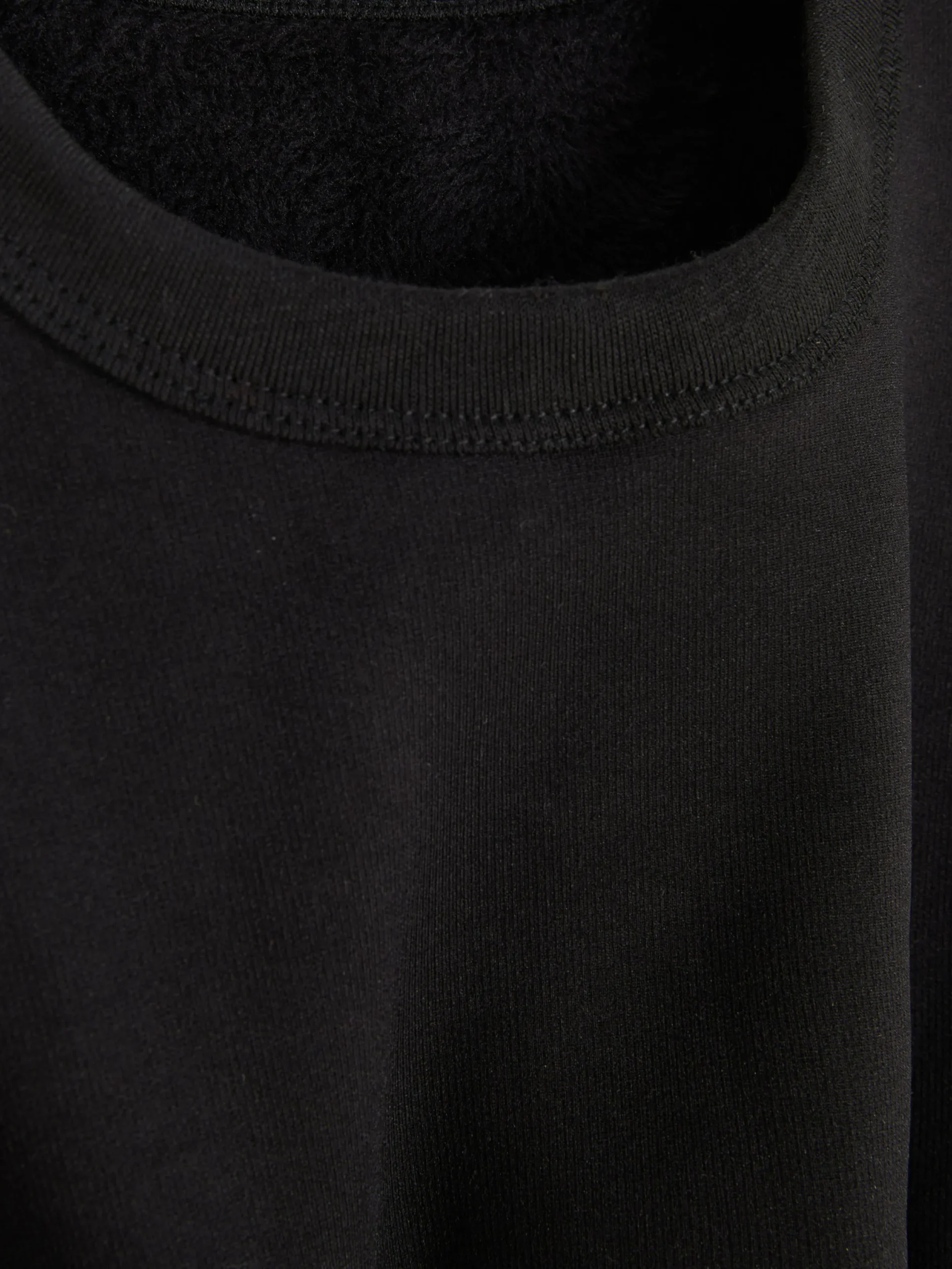 Vêtements De Sport|Hauts Et T-Shirts|Primark Haut Doublé En Molleton à Manches Longues Noir