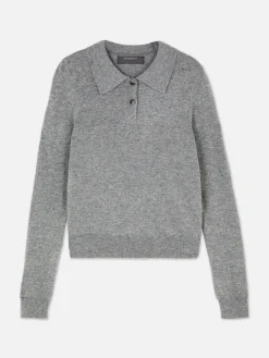 Pulls Et Gilets|Primark Haut Tricoté à Col Et à Manches Longues Gris