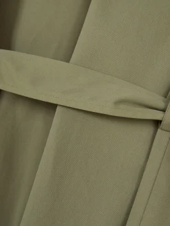 Manteaux Et Vestes|Primark Imperméable à Double Boutonnage Et Ceinture Kaki