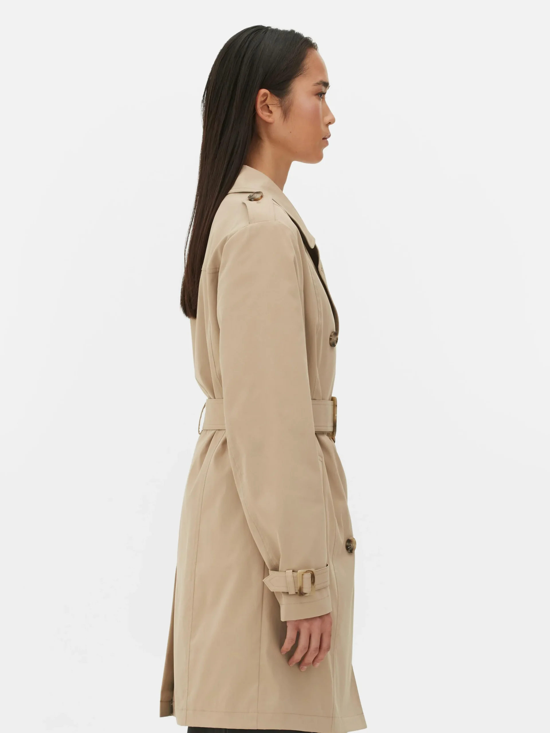 Manteaux Et Vestes|Primark Imperméable Croisé Classique Camel