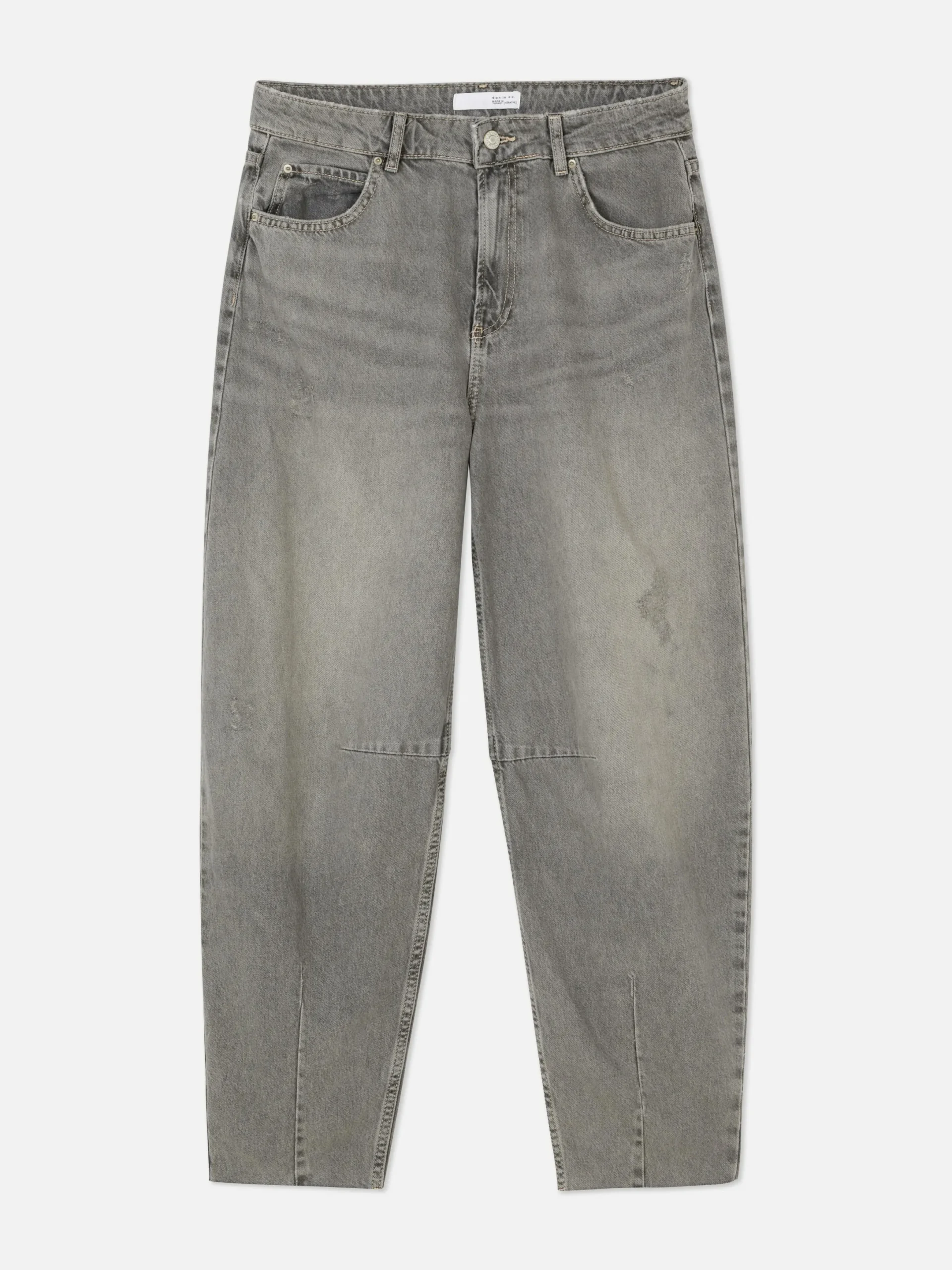 Jean|Primark Jean Barrel Gris